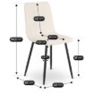 Mebel Elite Стілець Passo кремового кольору з тканини «букле», ME.PASSO/KR/CZ/TB/K - Home Club, Зображення 6