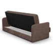 Mebel Elite Раскладной диван Porto, коричневый, велюровый, PPHUE.PIEER/SALLY3/WER - Home Club, изображение 5