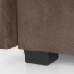 Mebel Elite Раскладной диван Porto, коричневый, велюровый, PPHUE.PIEER/SALLY3/WER - Home Club, изображение 7