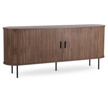 Mebel Elite Комод Trish 180 см, двухдверный, с выдвижными ящиками, орех, ME.TRISH/O/KOM180 - Home Club