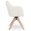 Mebel Elite Вращающееся кресло Lemon кремового цвета из ткани «букле», ME.LEMON/KR/TB/K - Home Club, изображение 4
