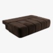 Mebel Elite Раскладной диван Saria, коричневый, велюровый, COM.CLOUD/MONOLITH29/SOF - Home Club, изображение 5