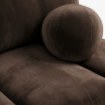 Mebel Elite Раскладной диван Saria, коричневый, велюровый, COM.CLOUD/MONOLITH29/SOF - Home Club, изображение 6