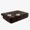 Mebel Elite Раскладной диван Saria, коричневый, велюровый, COM.CLOUD/MONOLITH29/SOF - Home Club, изображение 9