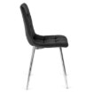 Mebel Elite Стул Cesar, черный, велюровый, ME.CESAR/CZ/V/K - Home Club, изображение 4