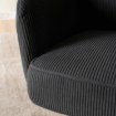 Mebel Elite Вращающееся кресло City, чёрное, из вельвета, ME.CITY/CZ/SZTR/K - Home Club, изображение 5