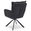 Mebel Elite Вращающееся кресло City, чёрное, из вельвета, ME.CITY/CZ/SZTR/K - Home Club, изображение 9