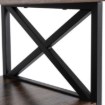 Mebel Elite Прикроватный столик Logan 40 см, дуб в стиле рустик/чёрный, ME.LOGAN/DRU/CZ/SZAFKNOC - Home Club, изображение 7