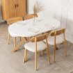 Mebel Elite Стол Lugo, раскладной, 90–190 см, белый/дуб, ME.LUGO/B/DREW/S - Home Club, изображение 3