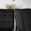 Mebel Elite Стілець Rio, чорний, велюровий, ME.RIO/CZ/V/K - Home Club, Зображення 6