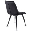 Mebel Elite Стілець Rio, чорний, велюровий, ME.RIO/CZ/V/K - Home Club, Зображення 7