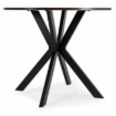 Mebel Elite Стіл Lauren 80 см, горіх/чорний, ME.LAUREN/O/CZ/S80 - Home Club, Зображення 6