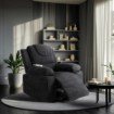 Mebel Elite Массажное кресло Fenix с электроприводом и функцией помощи при вставании, черного цвета, ME.FENIX/CZ/SZTR/FW - Home Club, изображение 2