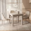Mebel Elite Розкладний стіл Max 80–160 см, колір «Кашмір», W.MAX/KASZ/S - Home Club