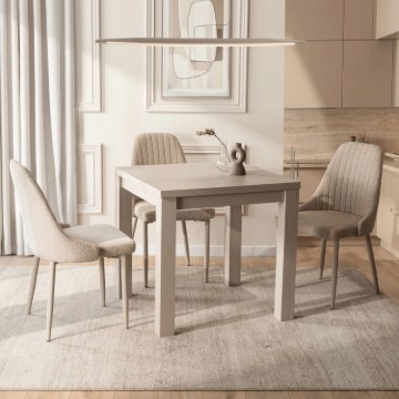 Mebel Elite Раздвижной стол Max 80–160 см, цвет «Кашмир», W.MAX/KASZ/S - Home Club