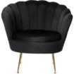 Mebel Elite Крісло Angel, чорне, велюрове, ME.ANGEL/CZ/V/FW - Home Club, Зображення 3