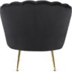 Mebel Elite Крісло Angel, чорне, велюрове, ME.ANGEL/CZ/V/FW - Home Club, Зображення 6