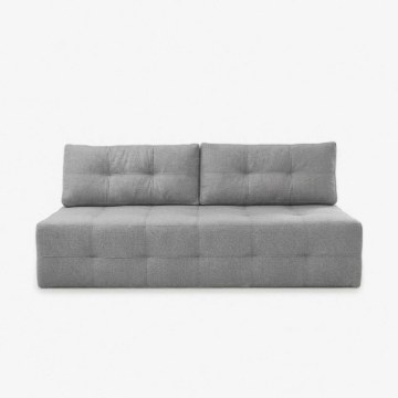 Mebel Elite Раскладной диван Morana, серый, из шенила, COM.VERA/FLOW17/SOF - Home Club