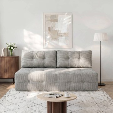 Mebel Elite Раскладной диван Morana, серый, из шенила, COM.VERA/FLOW17/SOF - Home Club