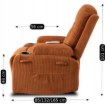 Mebel Elite Раскладной массажный кресло Box Rudy из вельвета, ME.BOX2/BR/SZTR/FW - Home Club, изображение 20