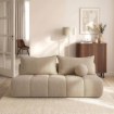 Mebel Elite Раскладной диван Saria, бежевый, из шенила, COM.CLOUD/FLOW2/SOF - Home Club, изображение 2