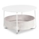 Mebel Elite Столик Dora, белый/бежевый, ME.DORA/B/BZ/L - Home Club