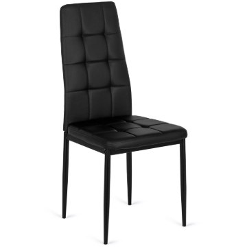 Mebel Elite Стілець Tex 2, чорний, екошкіра, ME.TEX2/CZ/E/K - Home Club