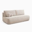 Mebel Elite Раскладной диван Arveto кремового цвета из шенила, COM.MONOM/FLOW3/SOF - Home Club, изображение 3