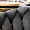 Mebel Elite Стул Capi, серый, плетеный, велюровый, ME.CAPI/P/ZL/V/K - Home Club, изображение 5