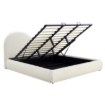 Mebel Elite Ліжко 180x200 Talinn з ящиком для речей, кремове, з тканини букле, ME.TALINN/180/KR/TB/LOZZPOJ - Home Club, Зображення 3