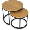 Mebel Elite Набор столиков Delia «Золотой дуб», ME.DELIA/DZ/CZ/L - Home Club, изображение 7