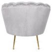 Mebel Elite Крісло Grand з підніжкою, сіре велюрове, ME.GRAND/P/V/FW - Home Club, Зображення 7