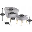 Mebel Elite Крісло Grand з підніжкою, сіре велюрове, ME.GRAND/P/V/FW - Home Club, Зображення 9
