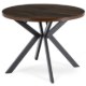 Mebel Elite Стіл Lukas, розкладний, 100–250 см, горіх/чорний, ME.LUKAS/O/CZ/S - Home Club