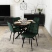Mebel Elite Розкладний стіл Lugo 90–190 см, горіх/чорний, ME.LUGO/O/CZ/S - Home Club, Зображення 3