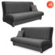 Mebel Elite Набор из 2 диванов-кроватей Sigma, серый, PPHUE.PICCOLO/PAROS6/Z2/WER - Home Club