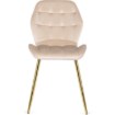 Mebel Elite Стул Lucky кремового цвета из велюра, ME.LUCKY/KR/ZL/V/K - Home Club, изображение 3