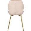 Mebel Elite Стул Lucky кремового цвета из велюра, ME.LUCKY/KR/ZL/V/K - Home Club, изображение 5