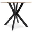 Mebel Elite Стол Lauren 80 см, дуб золотистый/чёрный, ME.LAUREN/D/CZ/S80 - Home Club, изображение 6