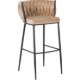 Mebel Elite Стілець Flores, бежевий, велюровий, ME.FLORES/BZ/CZ/V/H - Home Club