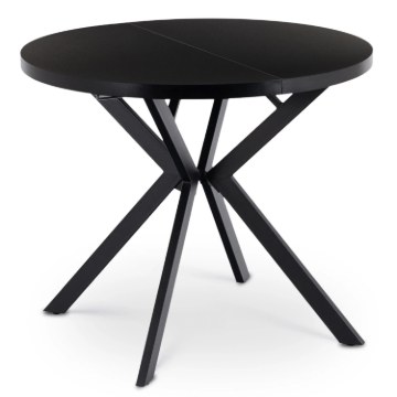 Mebel Elite Стіл Lugo, розкладний, 90–190 см, чорний, ME.LUGO/CZ/S - Home Club