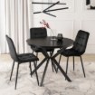 Mebel Elite Стол Lugo, раскладной, 90–190 см, чёрный, ME.LUGO/CZ/S - Home Club, изображение 2