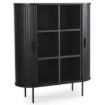 Mebel Elite Комод Trish 100 см, двухдверный, с выдвижными ящиками, черный, ME.TRISH/CZ/KOM100 - Home Club, изображение 5