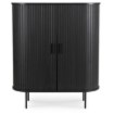 Mebel Elite Комод Trish 100 см, двухдверный, с выдвижными ящиками, черный, ME.TRISH/CZ/KOM100 - Home Club, изображение 6