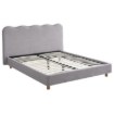 Mebel Elite Ліжко 160x200 Izmir, сіре, з букле, ME.IZMIR/160/P/TB/LOZ - Home Club, Зображення 2