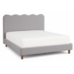 Mebel Elite Ліжко 160x200 Izmir, сіре, з букле, ME.IZMIR/160/P/TB/LOZ - Home Club, Зображення 3
