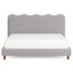 Mebel Elite Ліжко 160x200 Izmir, сіре, з букле, ME.IZMIR/160/P/TB/LOZ - Home Club, Зображення 5