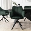 Mebel Elite Вращающееся кресло Mumbai из велюра, зелёного цвета, ME.MUMBAI/Z/V/K - Home Club, изображение 3