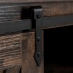 Mebel Elite Комод Arlo 100 см с полками, дуб рустикальный/чёрный, ME.ARLO/DRU/CZ/KOM - Home Club, изображение 7