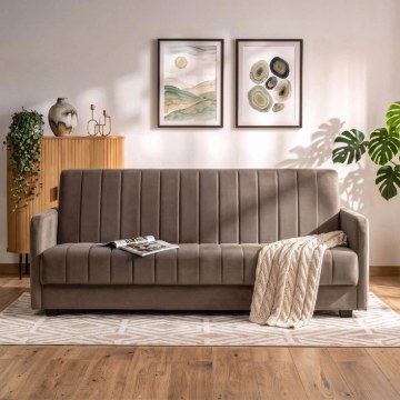 Mebel Elite Набор из 2 диванов-кроватей Porto бежевого цвета, PPHUE.PIEER/PAROS3/Z2/WER - Home Club